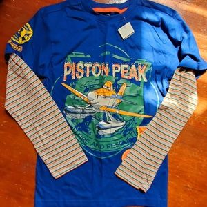 Disney collection piston peak boys long sleeve